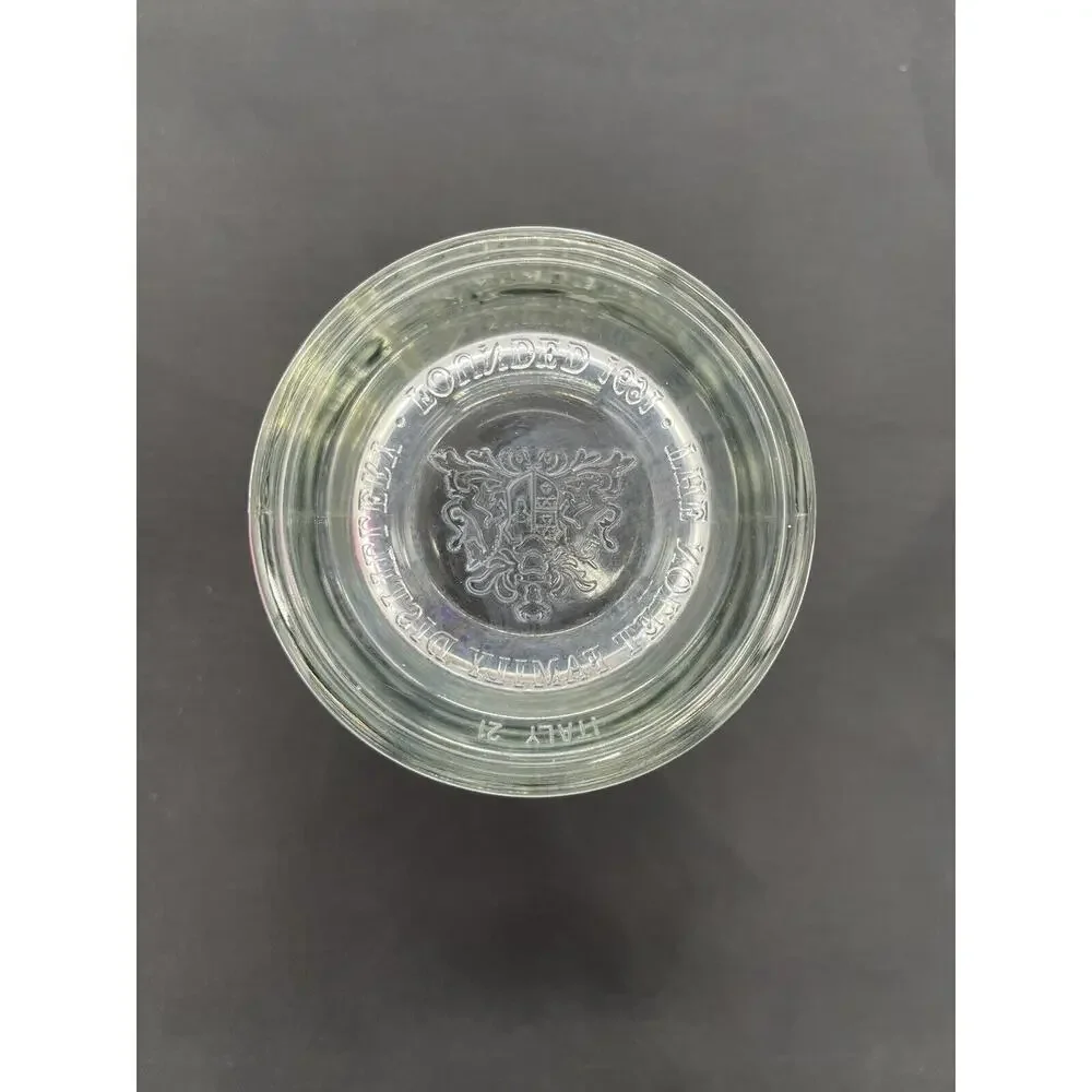 Ketel One Vodka Glasses Low Ball Italy Made Commemorative Crest Set of 4